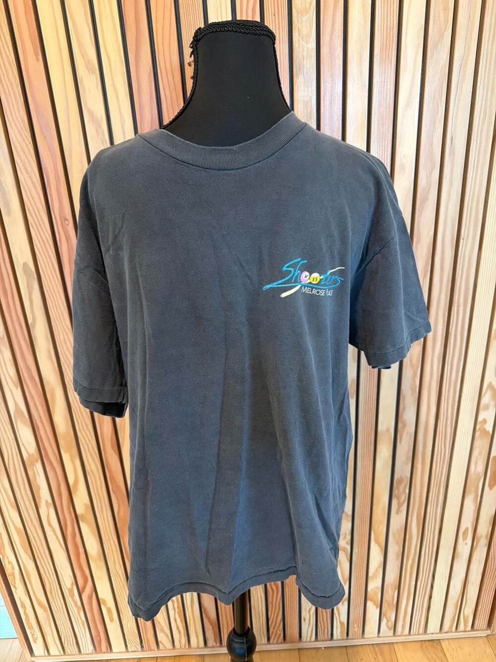 Vintage 90s Melrose Place Shooters Pool Hall Hanes  Estate of crew